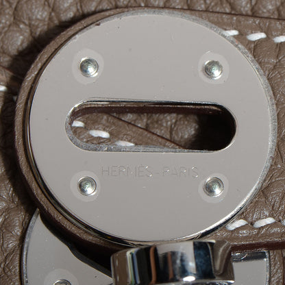 Hermes Taurillon Clemence Lindy 30 Etoupe 12 of 14