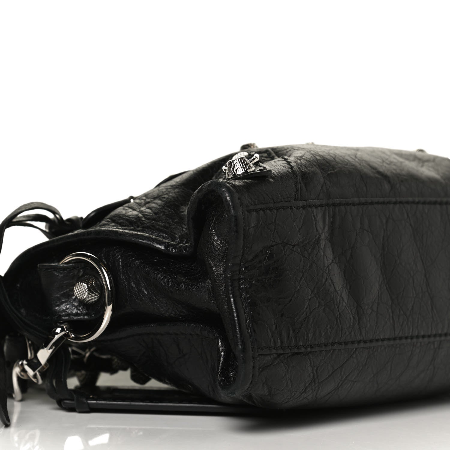 Balenciaga Agneau Giant 12 Silver Hardware Mini City Black 9 of 12