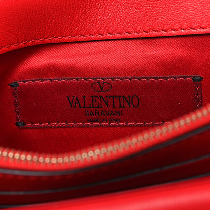 Valentino Garavani Vitello Rockstud Wallet On Chain Rouge Pur 7 of 11