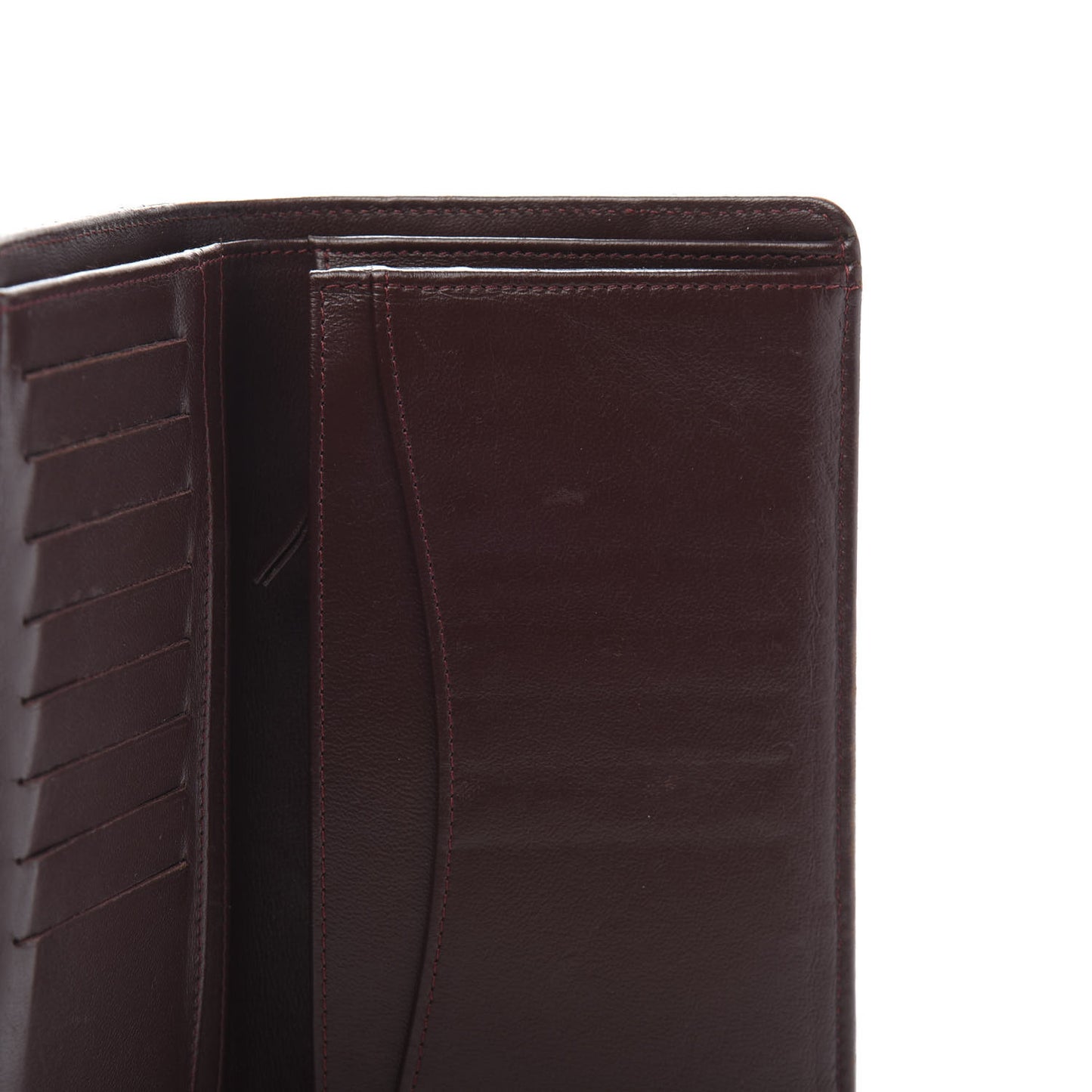 Lambskin Quilted Yen Wallet Black