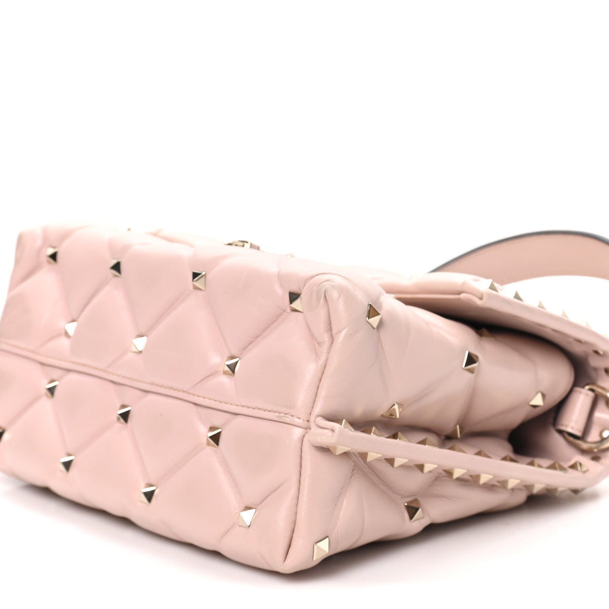 Valentino Garavani Nappa Medium Candystud Top Handle Bag Poudre 9 of 9