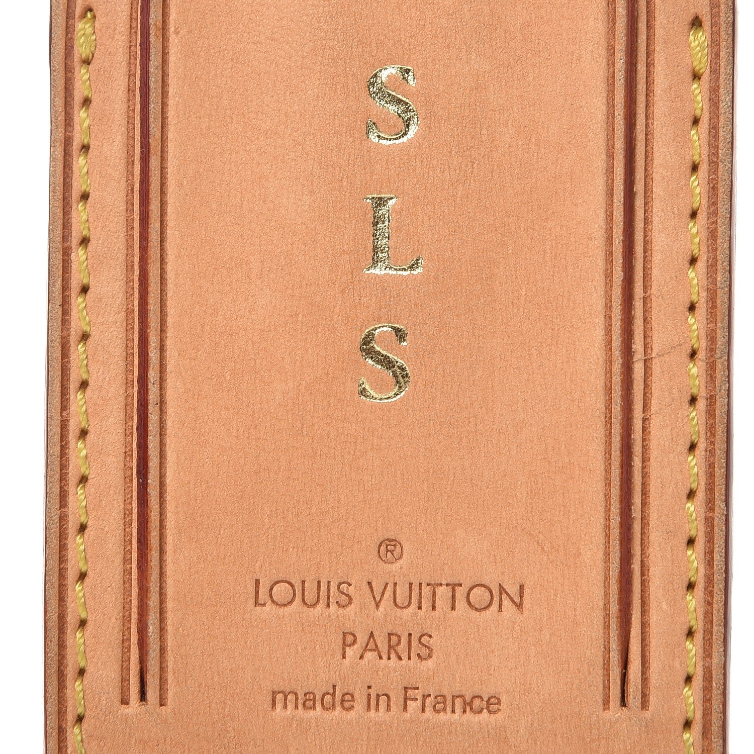 Louis Vuitton Vachetta Luggage Tag 3 of 3