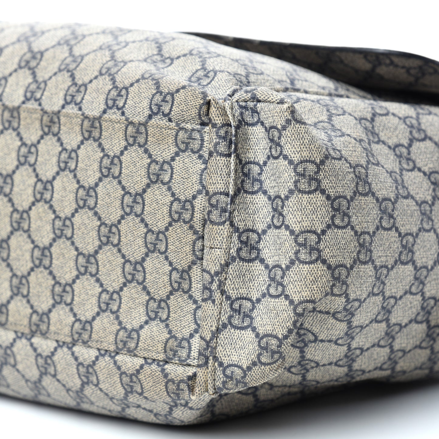 GG Plus Monogram Messenger Diaper Bag Navy