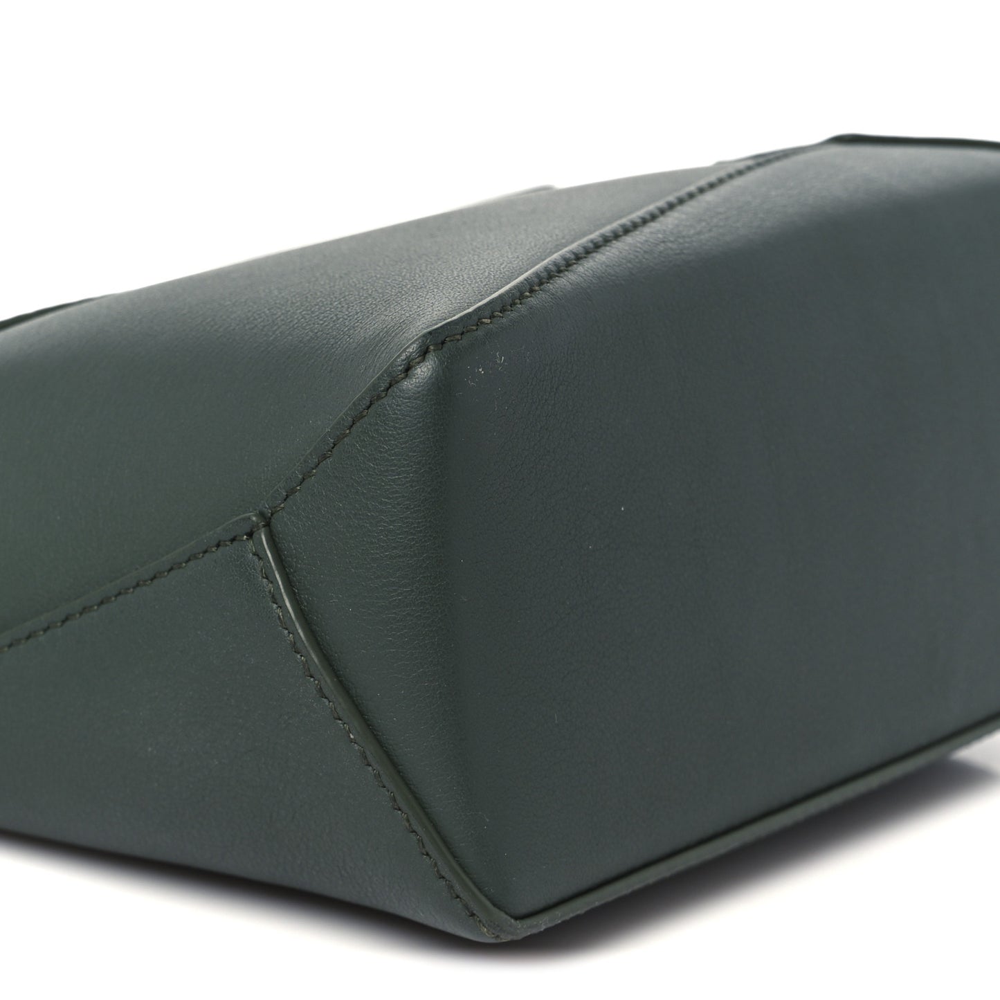 Calfskin Mini Puzzle Edge Bag Vintage Khaki