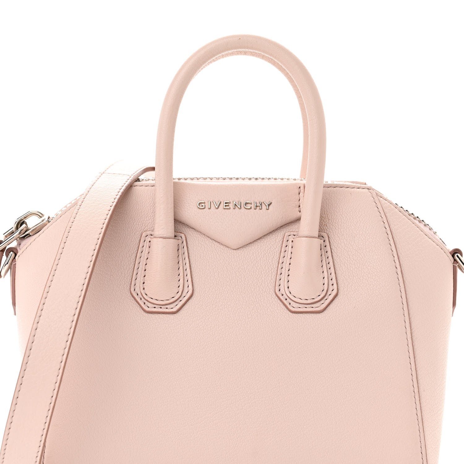 Givenchy Sugar Goatskin Mini Antigona Pale Pink 8 of 17