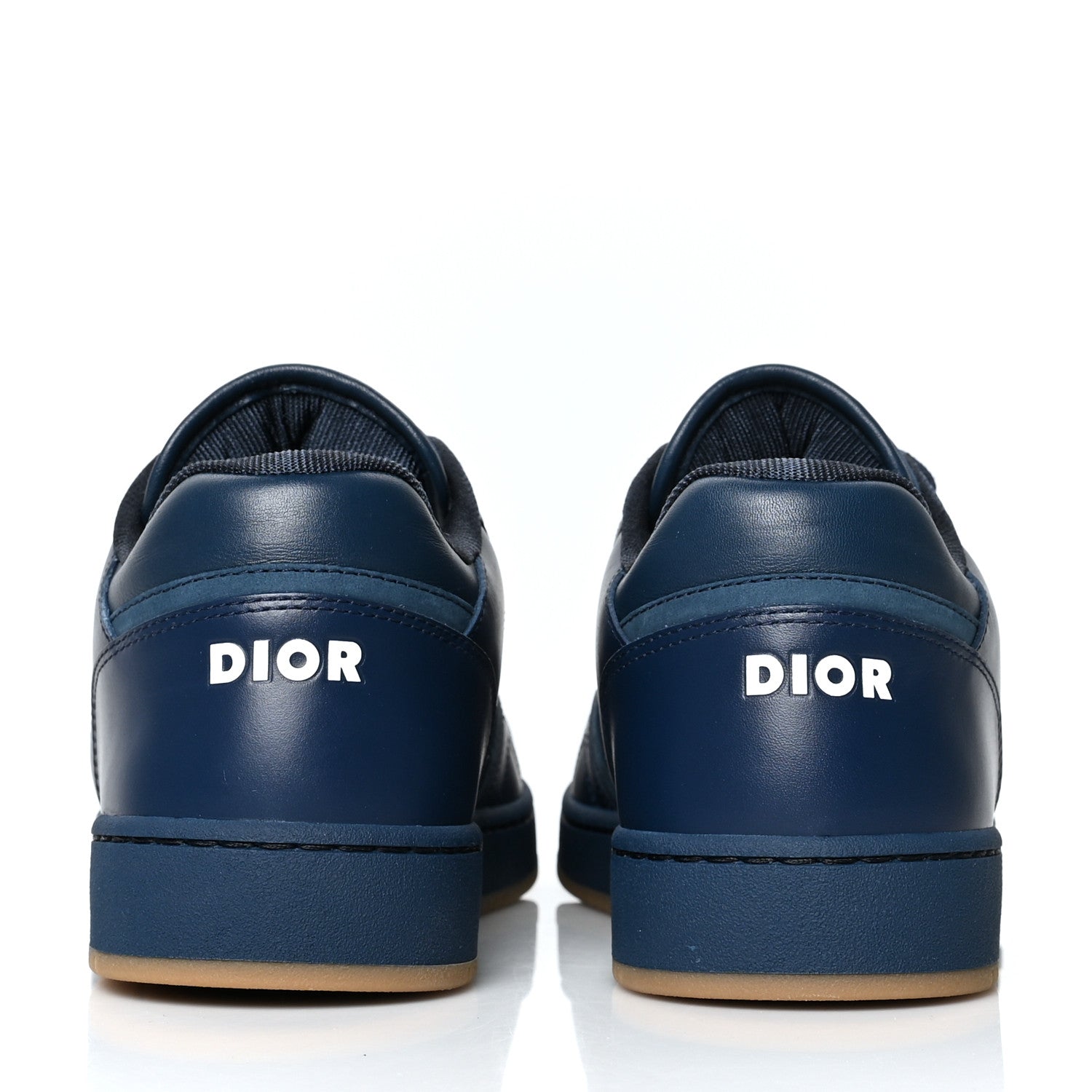 Christian Dior Smooth Calfskin Oblique Galaxy Mens B27 Low Top Sneakers 41 Blue Beige 5 of 9