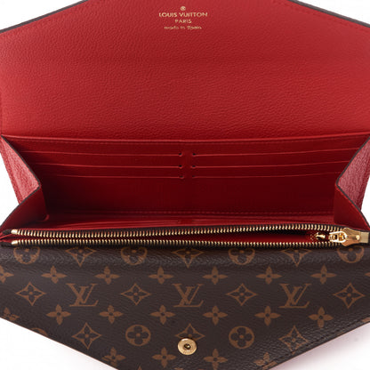 Louis Vuitton Calfskin Double V Wallet Rubis 7 of 8
