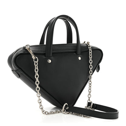 Balenciaga Calfskin XS Triangle Chain Duffle Black 3 of 14
