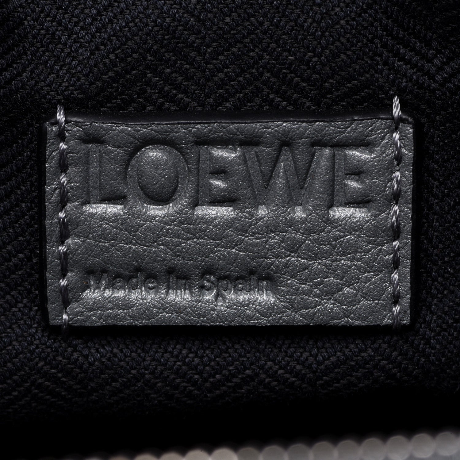 Loewe Calfskin Small Puzzle Bag Gunmetal 5 of 8