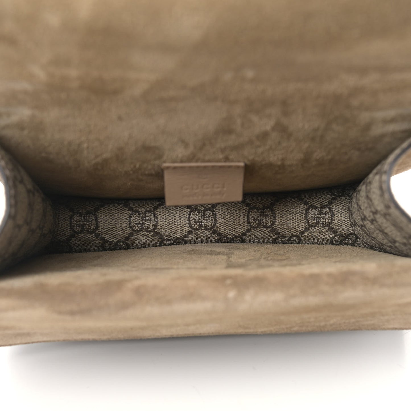 GG Supreme Monogram Mini Dionysus Shoulder Bag Taupe