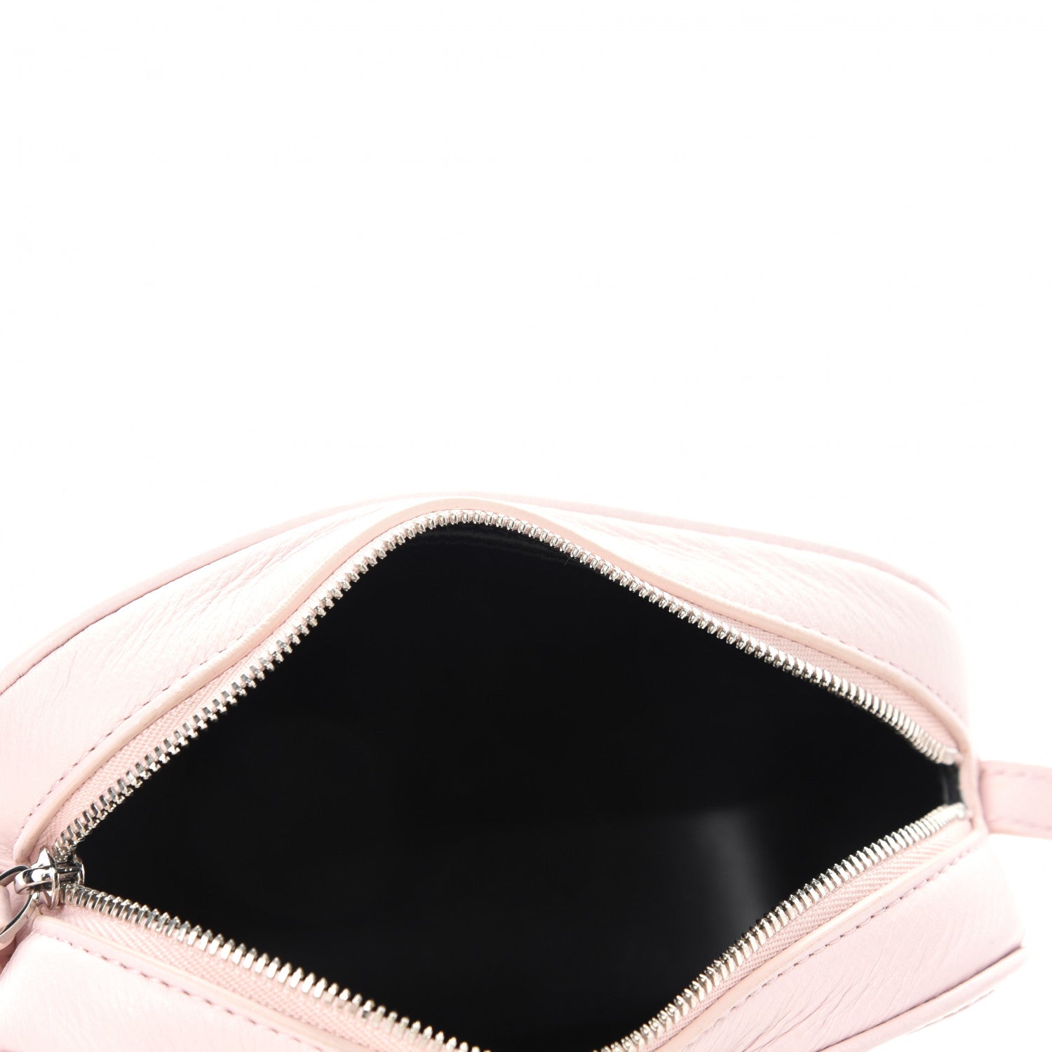 Balenciaga Smooth Calfskin Logo XS Everyday Camera Bag Light Rose Black 5 of 10