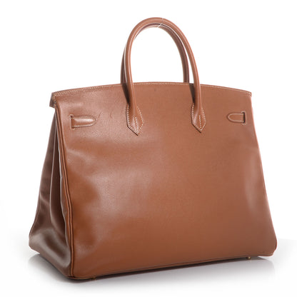 Hermes Courchevel Birkin 40 Gold 3 of 9