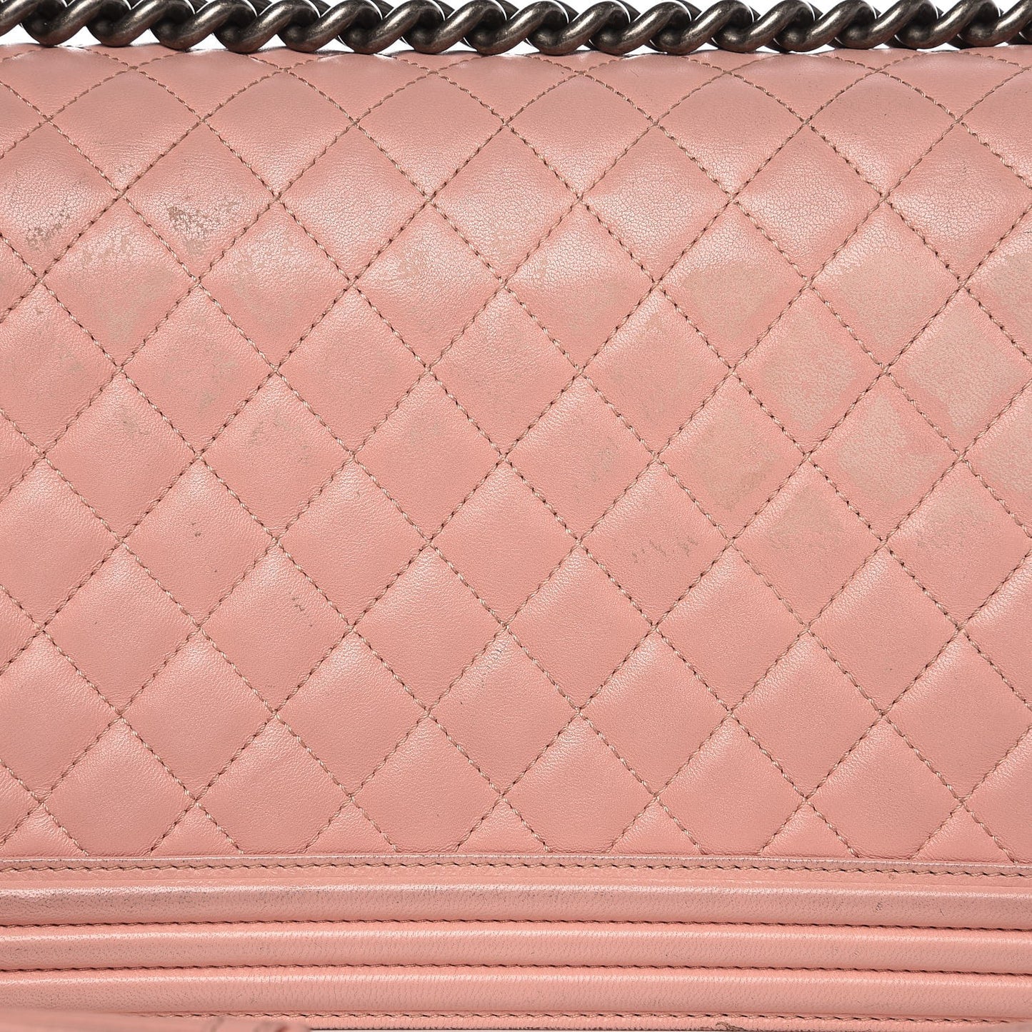Lambskin Quilted New Medium Boy Flap Bag Pink