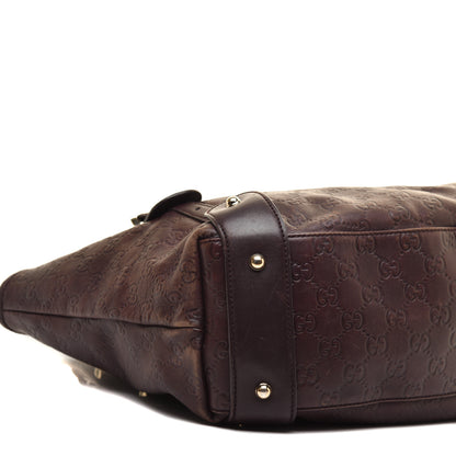 Gucci Guccissima Medium Pelham Shoulder Bag Dark Brown 8 of 10