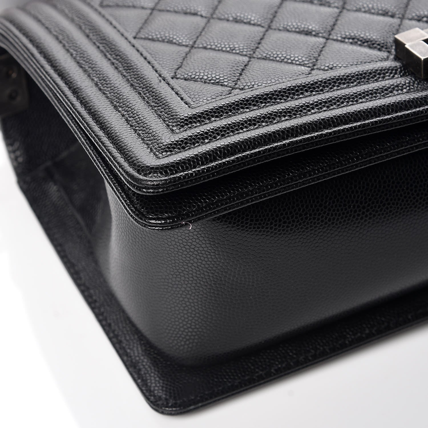 Chanel Caviar Quilted Medium Boy Flap Black 12 of 12