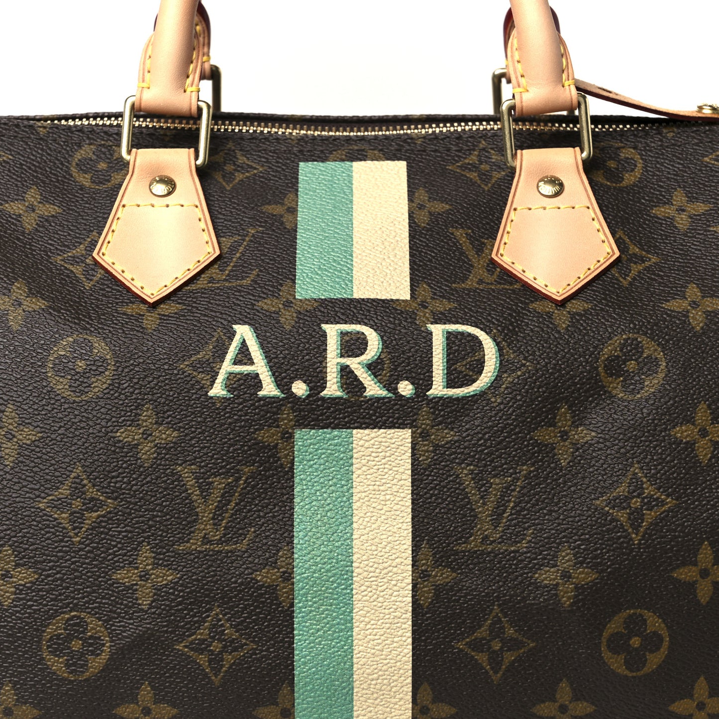 Monogram My LV Heritage Speedy 30 Turquoise Ivory