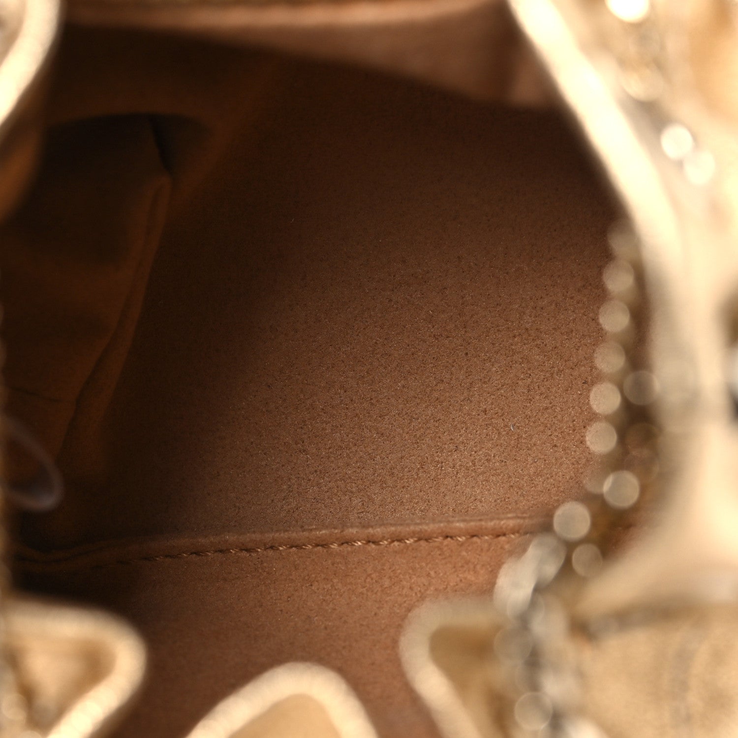 Jimmy Choo Metallic Nappa Micro Bon Bon Bag Gold 5 of 10