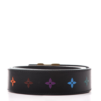 Louis Vuitton Calfskin 35mm LV New Wave Belt 90 36 Black 3 of 8