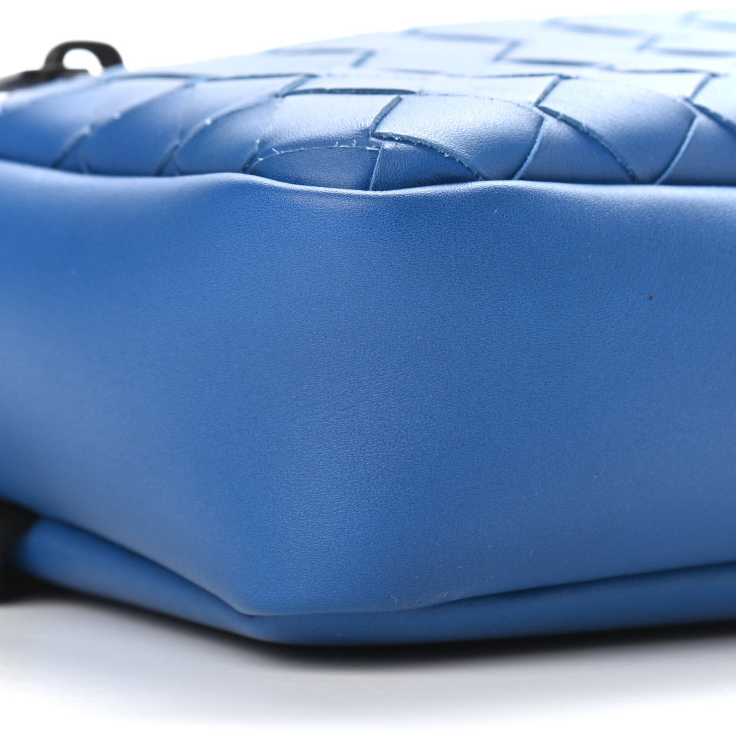 Nappa Intrecciato Belt Bag Bluette