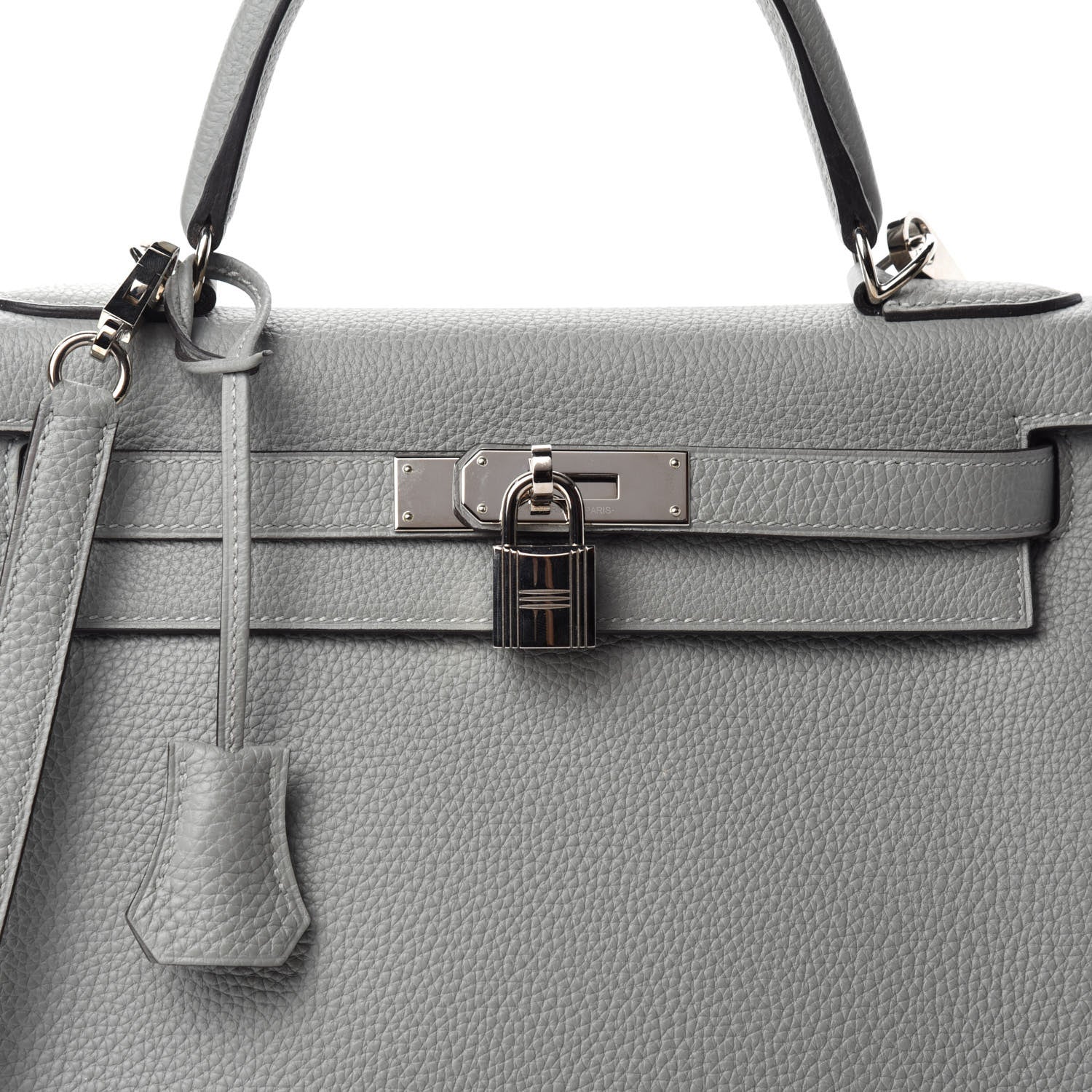 Hermes Togo Kelly Retourne 28 Gris Mouette 10 of 11