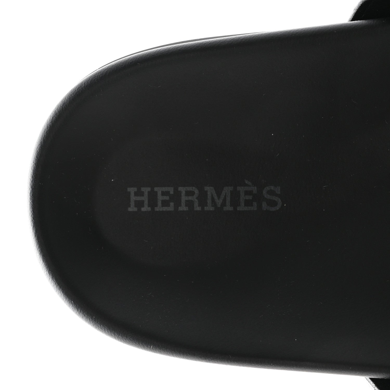 Hermes Calfskin Womens Chypre Sandals 36.5 Black 7 of 11