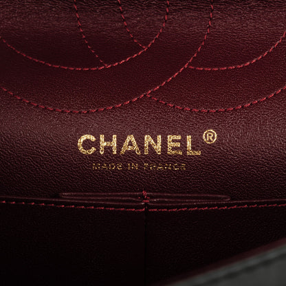 Chanel Aged Calfskin Quilted 2.55 Reissue 226 Flap Black 6 of 9