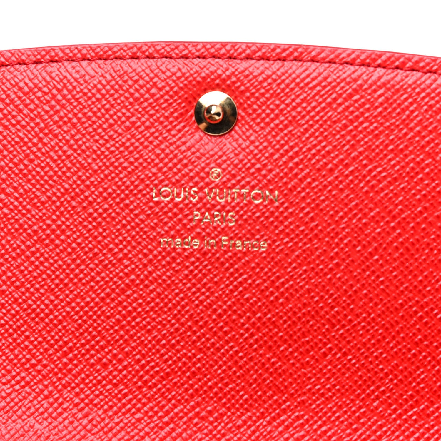 Louis Vuitton Monogram Bloom Flower Emilie Wallet Rouge 4 of 6