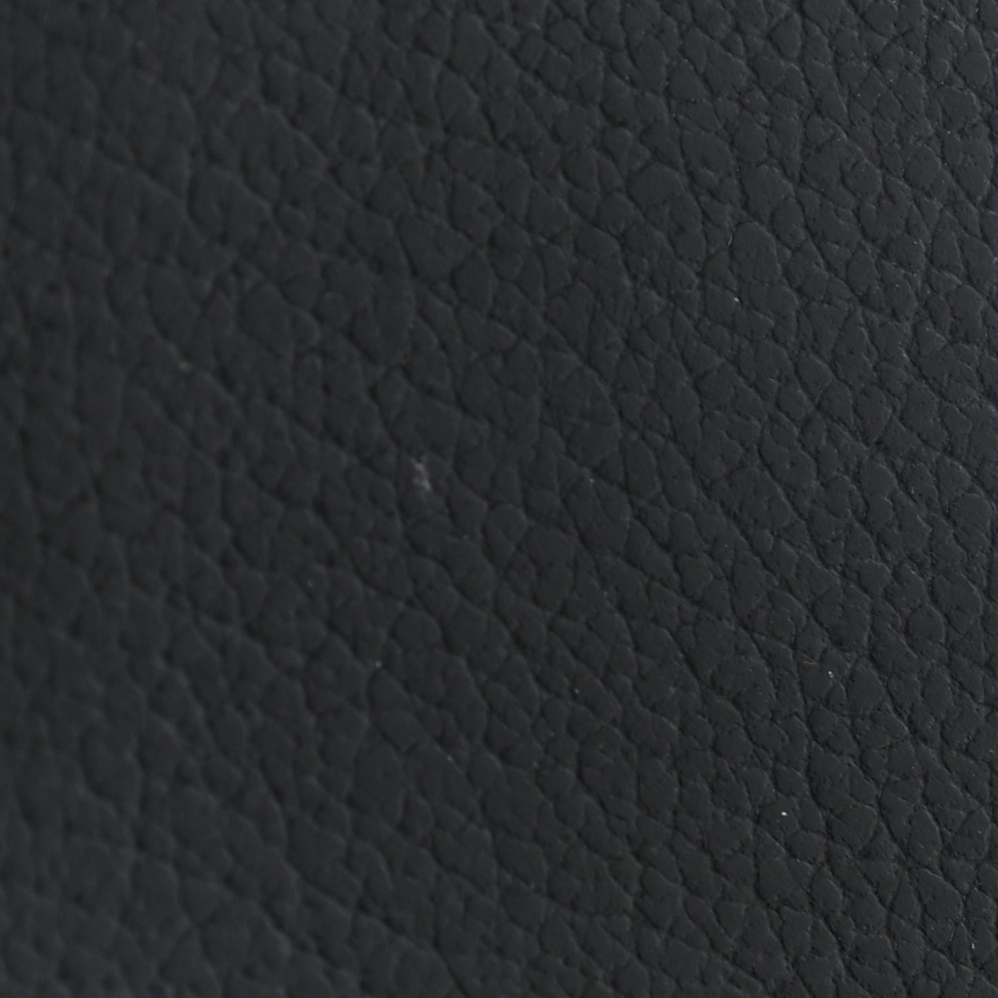 Goatskin Camellia Embossed Yen Wallet Black