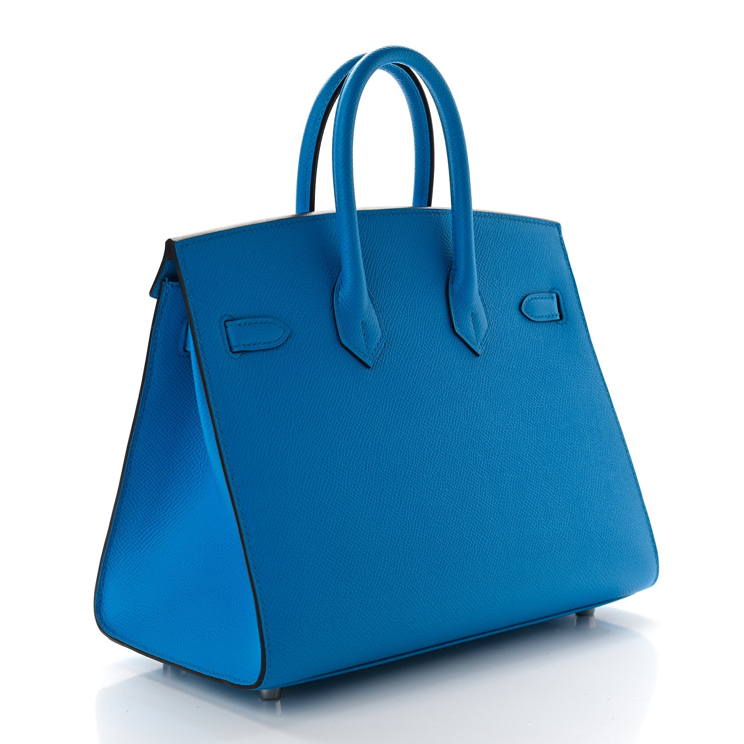 Hermes Epsom Birkin Sellier 25 Bleu Frida 3 of 12