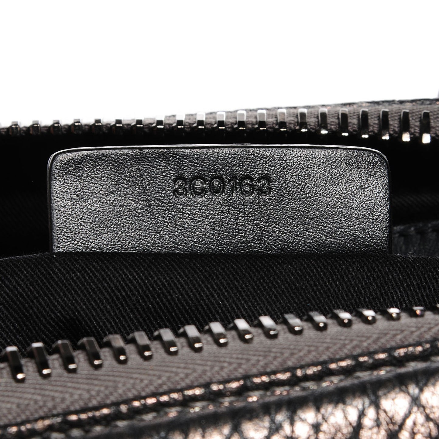 Metallic Sugar Goatskin Medium Antigona Gunmetal