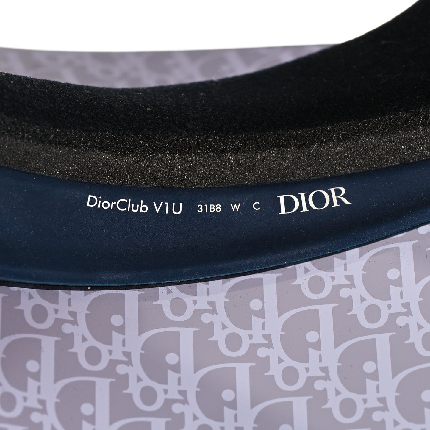 Oblique DiorClub V1U Sun Visor Blue