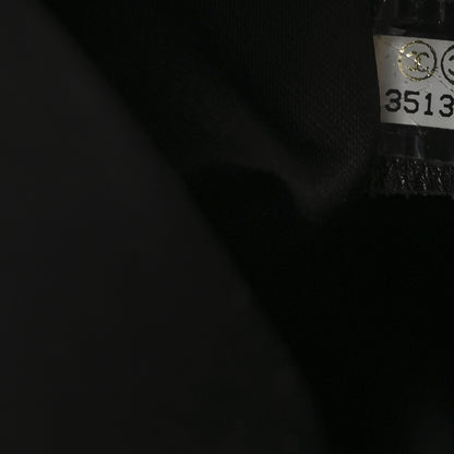 Chanel Glazed Calfskin Stitched XL On The Road Flap Black 7 of 12
