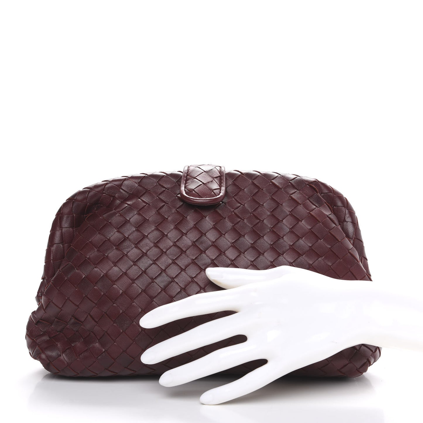 Nappa Intrecciato The Lauren 1980 Clutch Gigolo Red