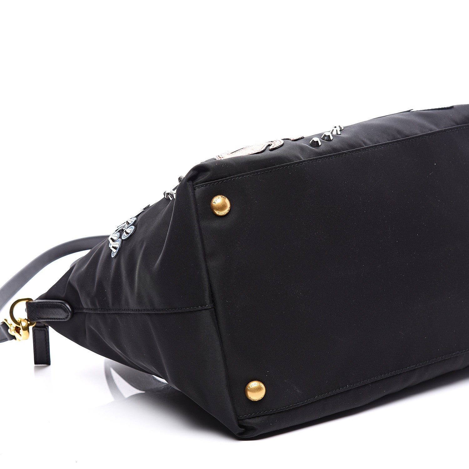 Prada Nylon Tessuto Hawaii Tote Bag Black 7 of 10