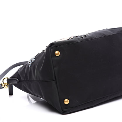 Prada Nylon Tessuto Hawaii Tote Bag Black 7 of 10