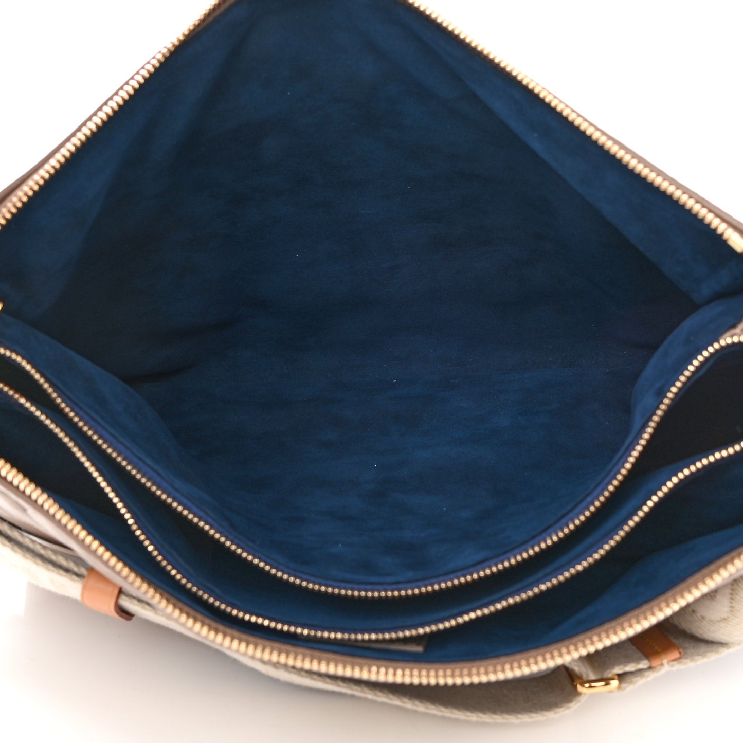 Lambskin Embossed Monogram Coussin MM Taupe