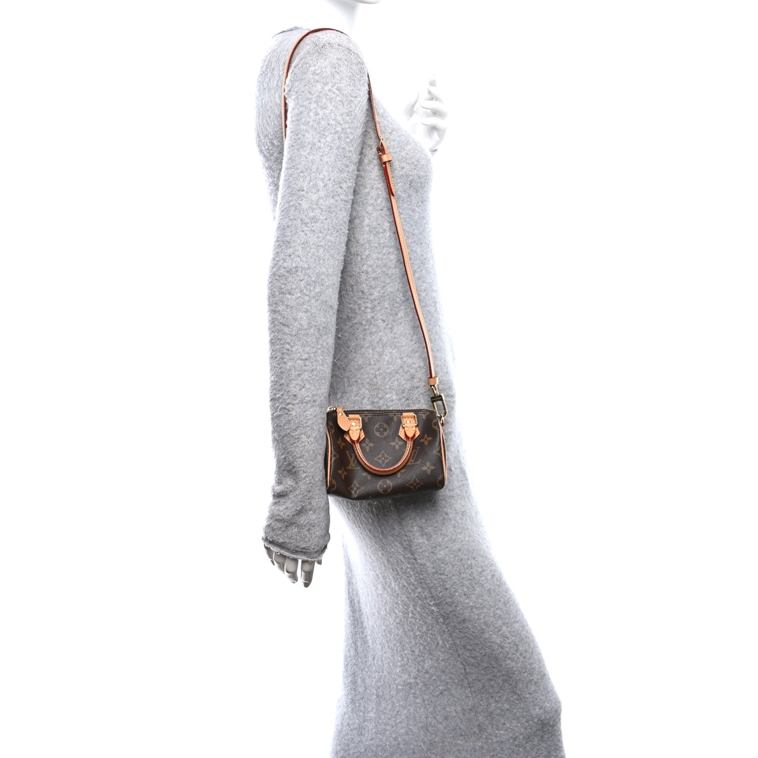 Louis Vuitton Monogram Nano Speedy Bandouliere 2 of 11