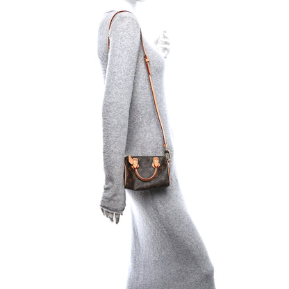 Louis Vuitton Monogram Nano Speedy Bandouliere 2 of 11
