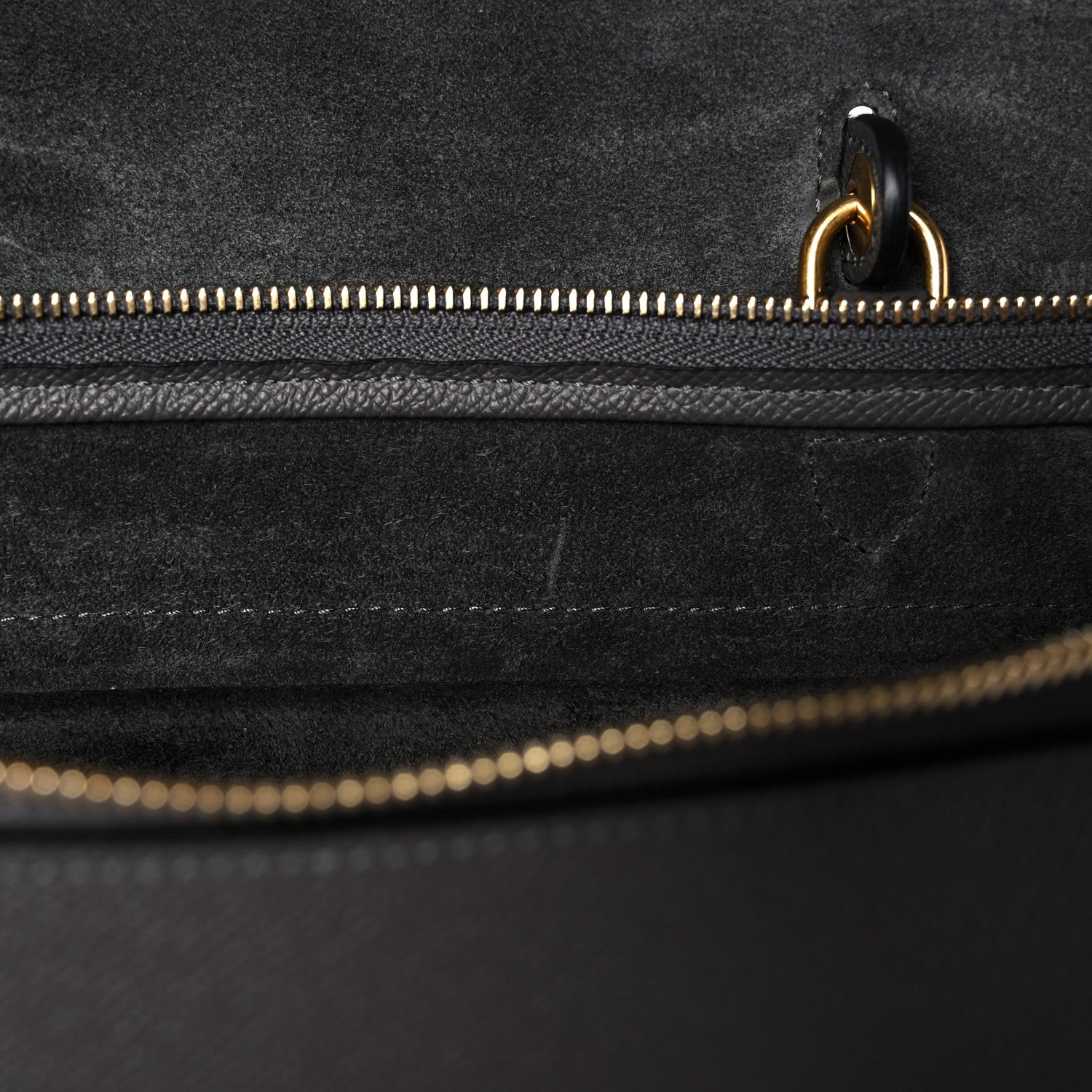 Celine Baby Grained Calfskin Micro Belt Bag Grey 10 of 13