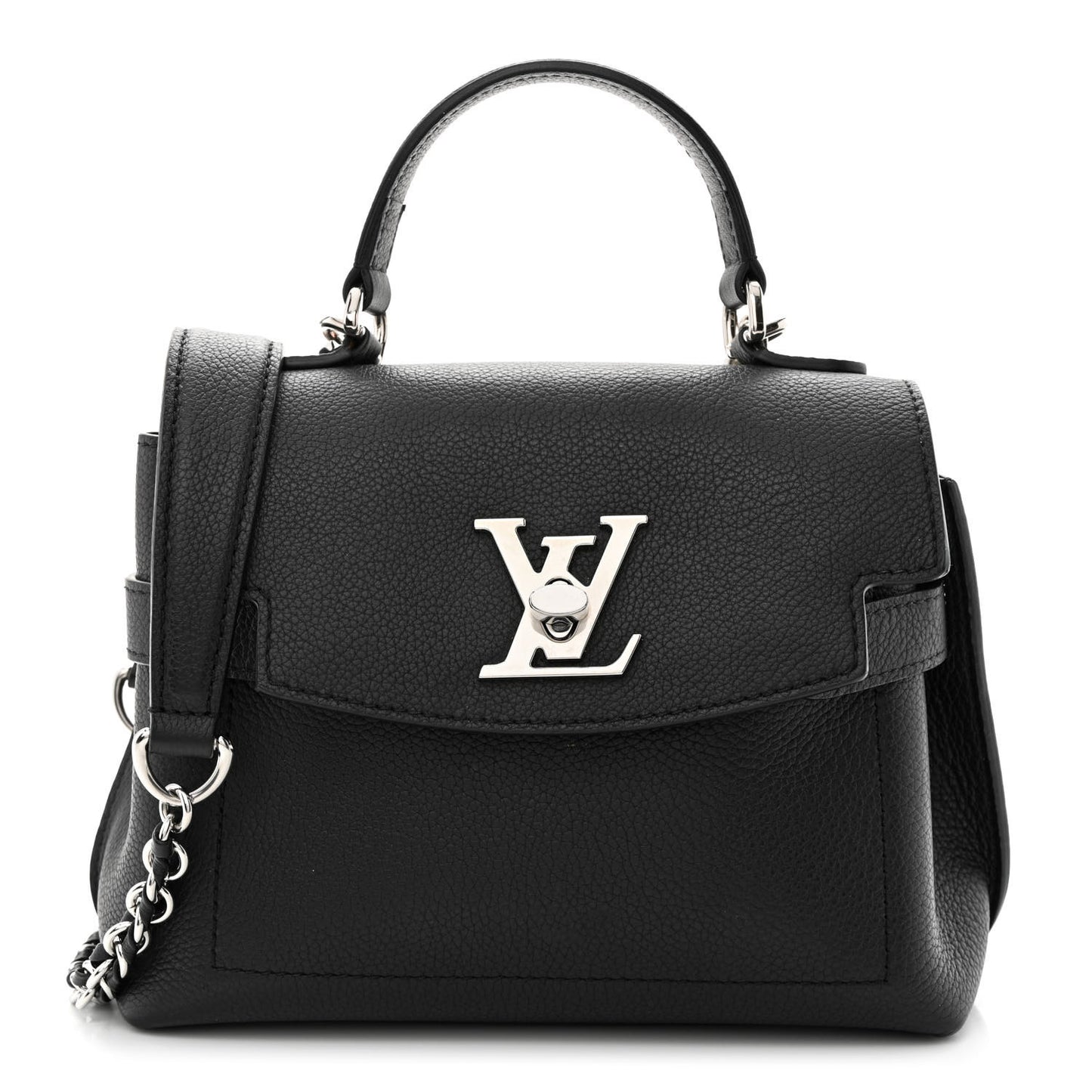Soft Calfskin Mini Lockme Ever Black