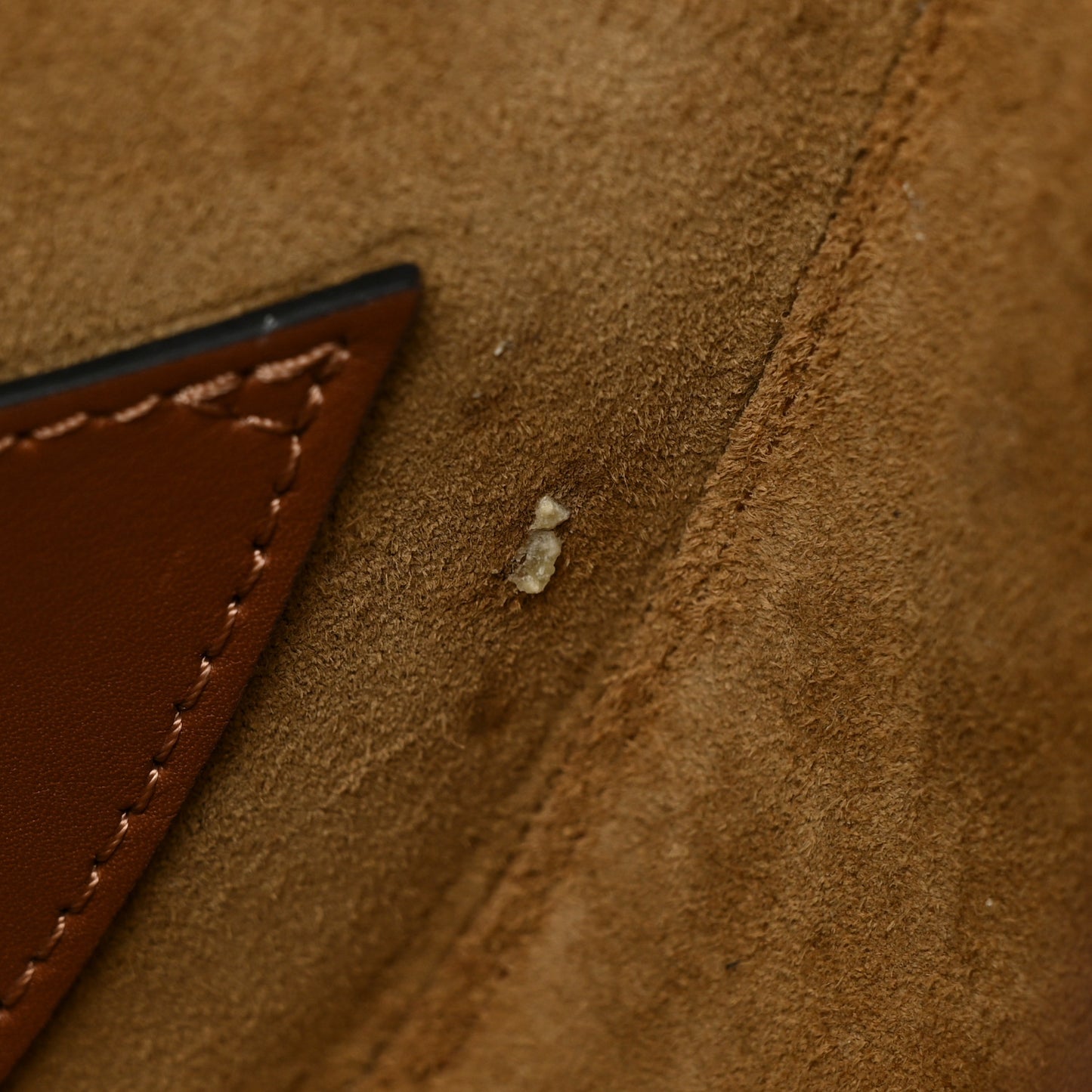 Satin Calfskin Jacquard Luna Bag Pecan