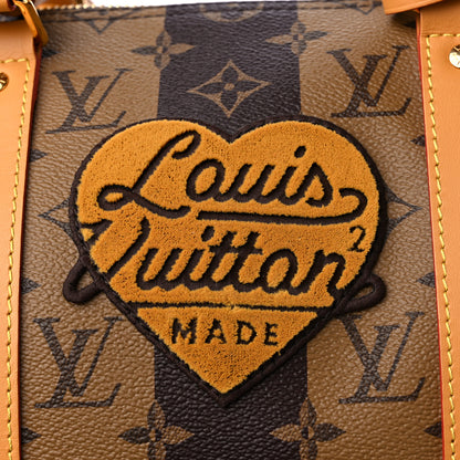 Louis Vuitton X NIGO Reverse Monogram Stripe Keepall Bandouliere 50 Brown 12 of 12