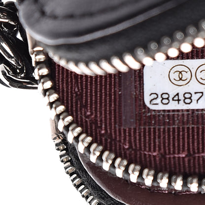 Chanel Lambskin Quilted Small Clutch With Chain Black 9 of 13