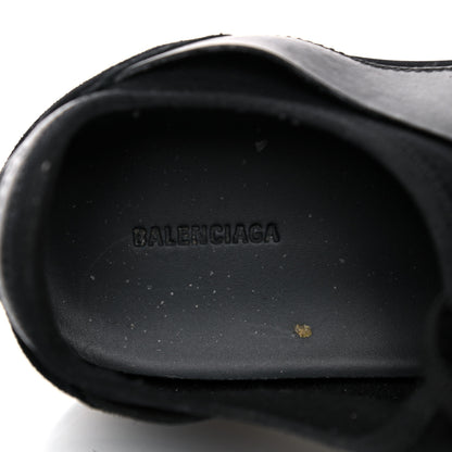 Balenciaga Mesh Calfskin Neoprene Suede Mens Race Runner Sneakers 45 Black 7 of 23