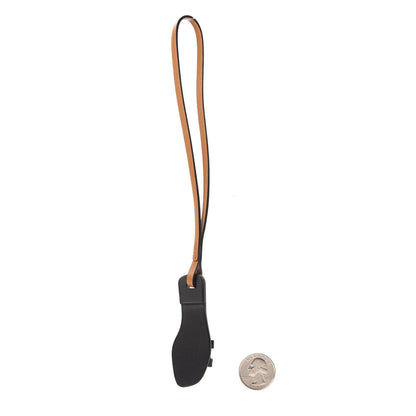 Hermes Lizard Butler Calfskin Hunter Oran Nano Bag Charm Black 2 of 5