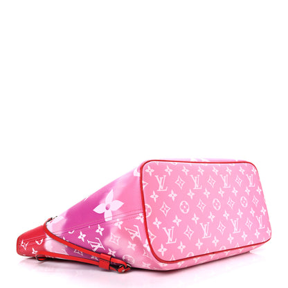 Louis Vuitton Monogram Escale Neverfull MM Rouge 4 of 11