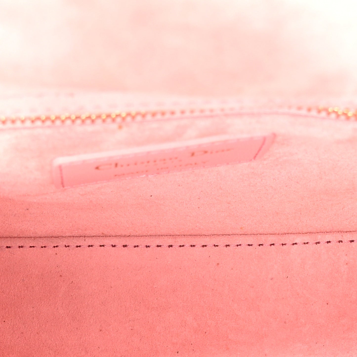 Lambskin Cannage Mini Lady Dior Melacoton