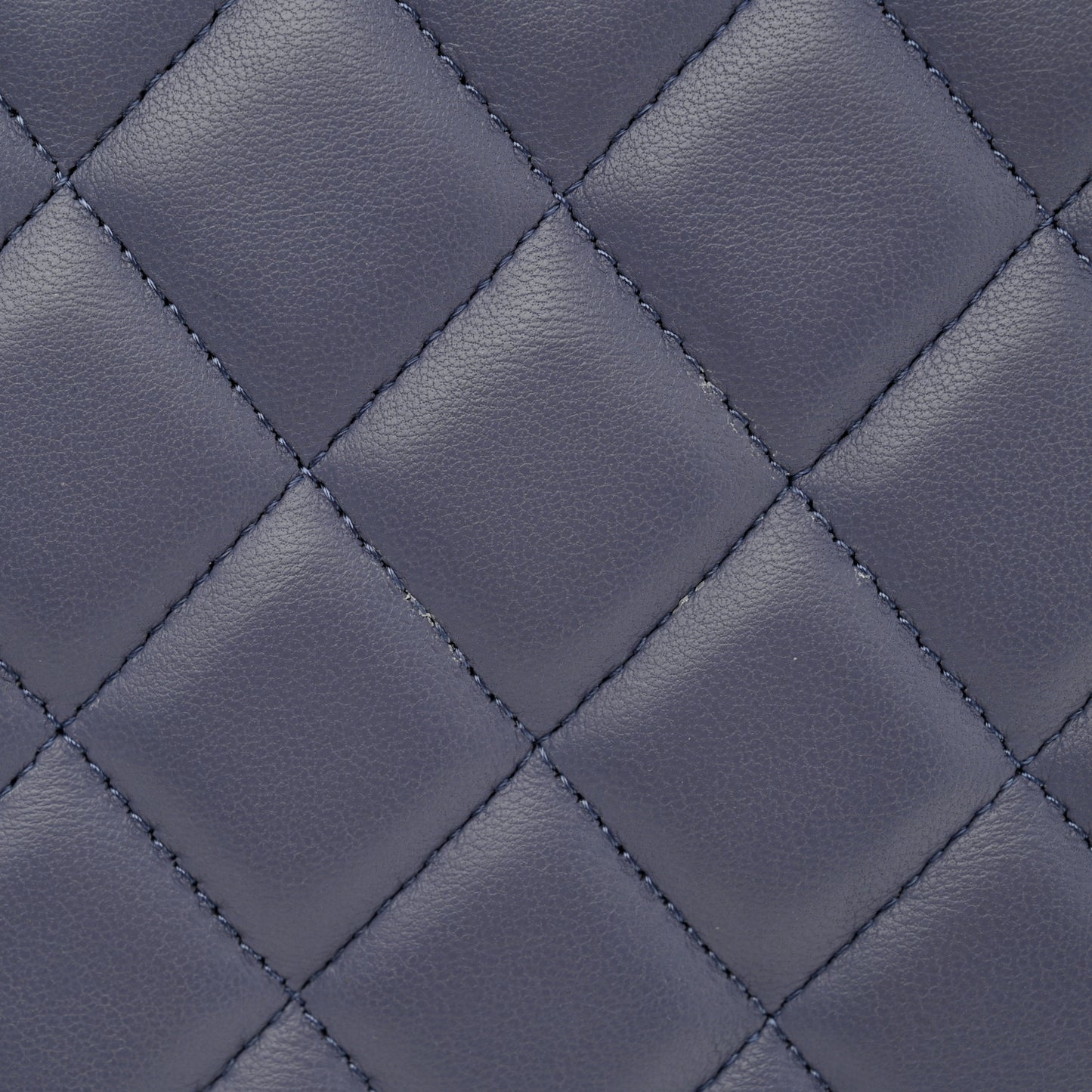 Lambskin Quilted Maxi Double Flap Light Purple