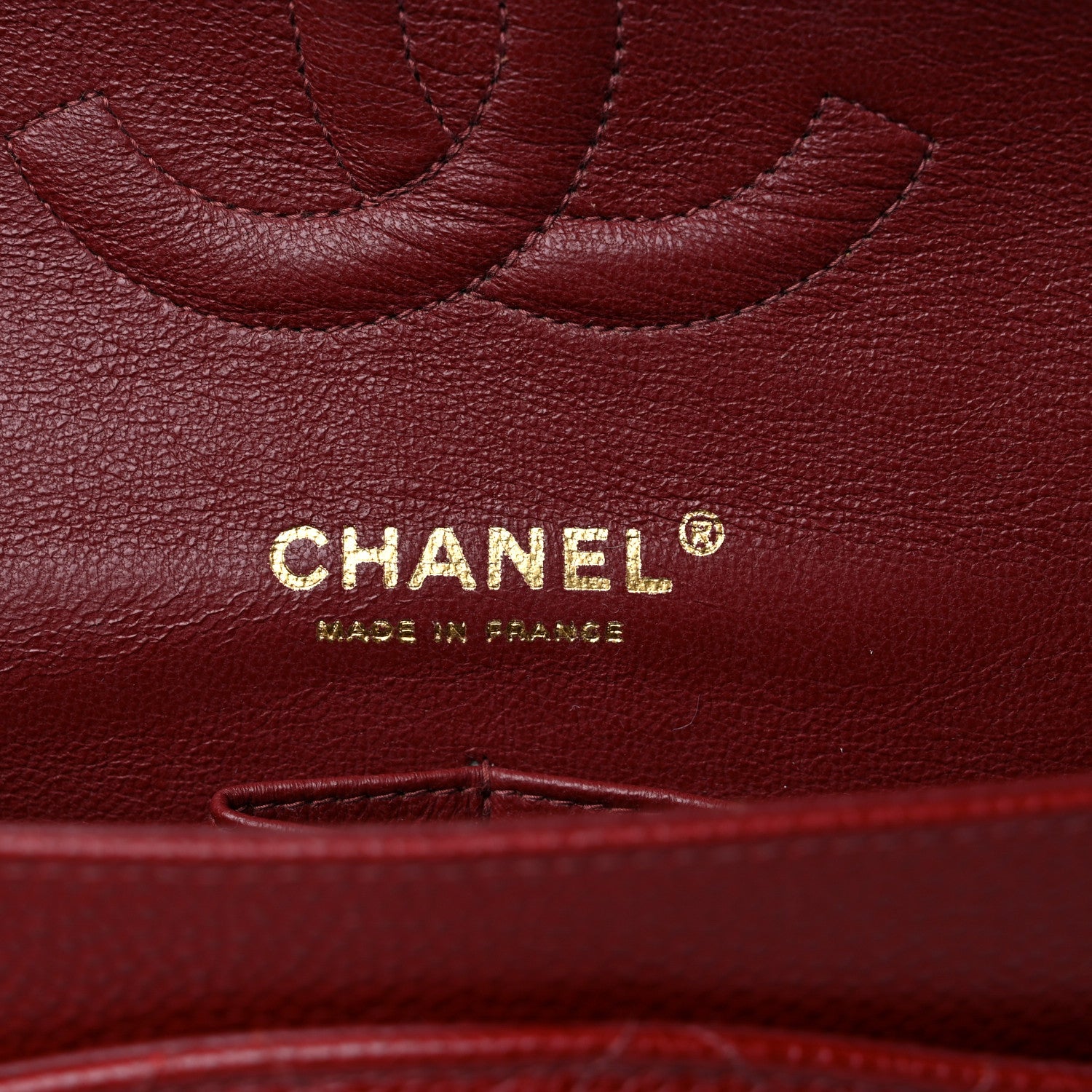 Chanel Caviar Quilted Medium Double Flap Bordeaux 5 of 10