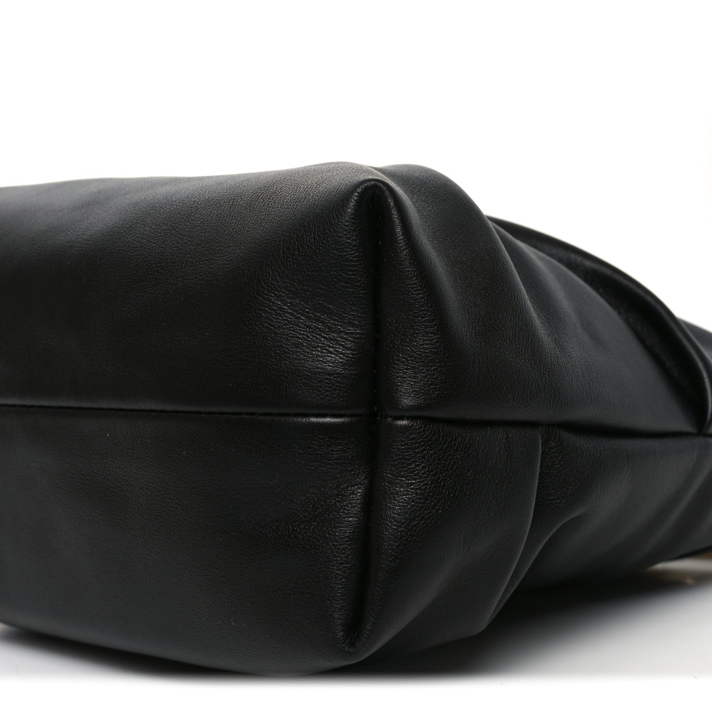 Soft Calfskin Small Diamond Hobo Black